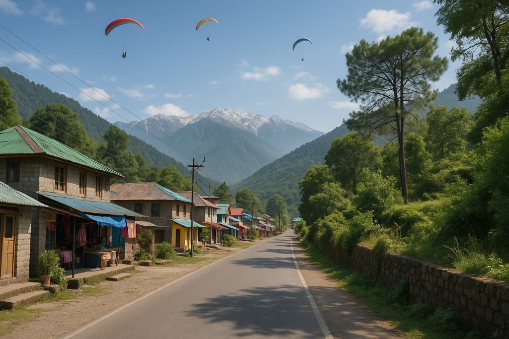 Bir Billing safety travelers Himachal Pradesh village street view - image 1